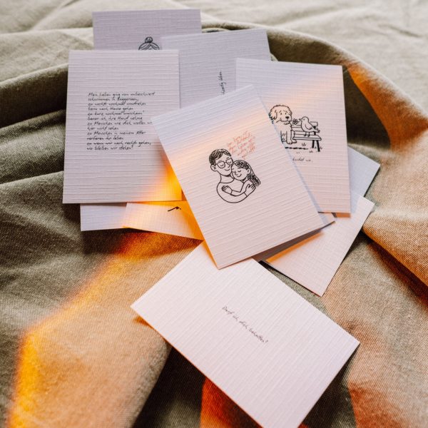 Postkarten-Komplettset „Alles drin" – alle 12 Motive